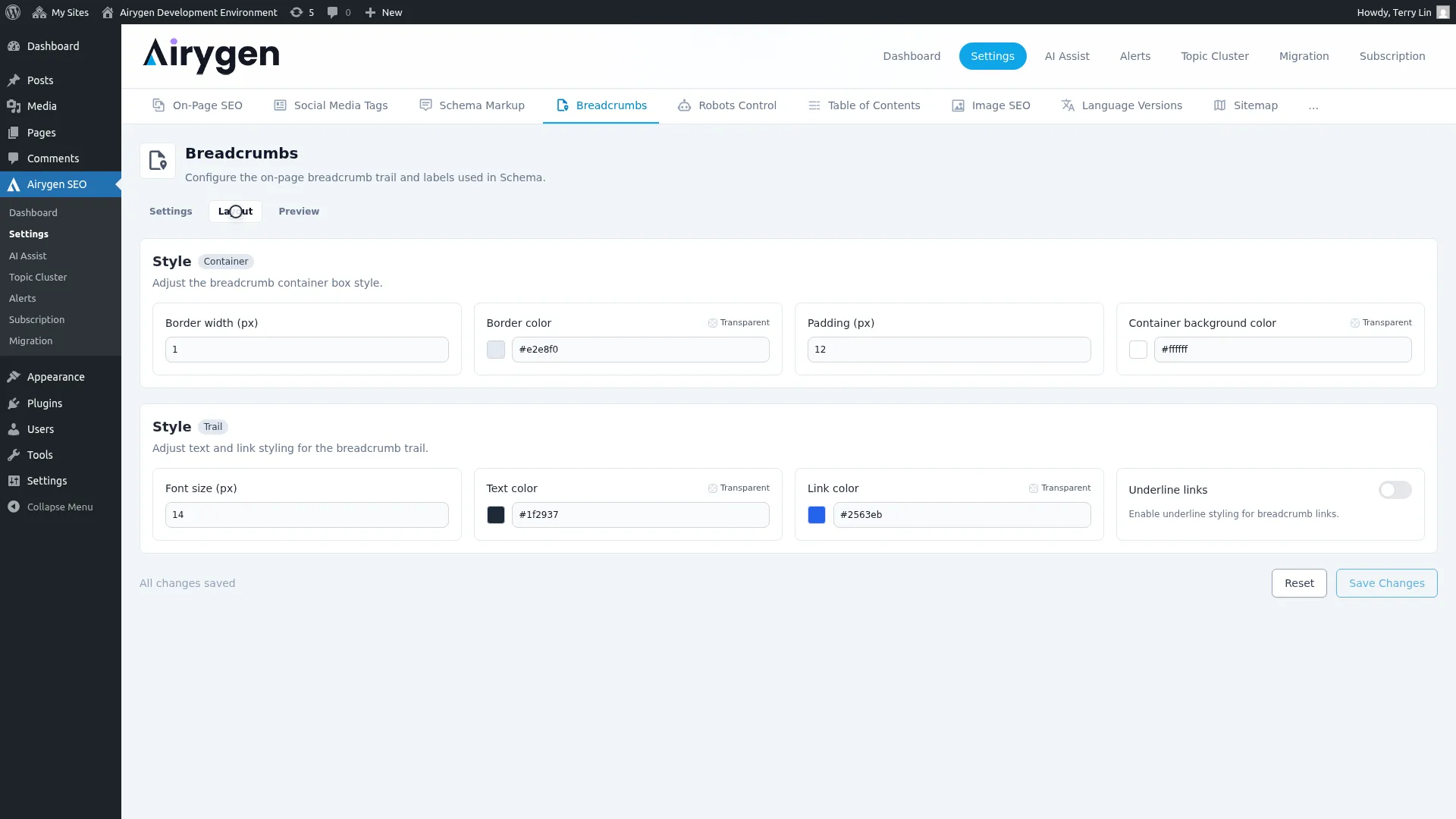 Breadcrumbs Screenshot (2)