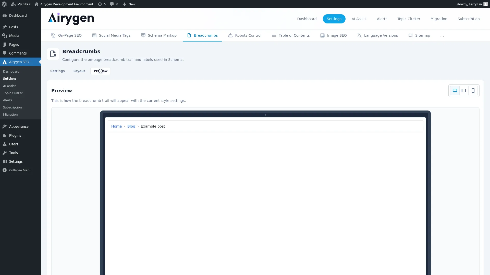 Breadcrumbs Screenshot (3)
