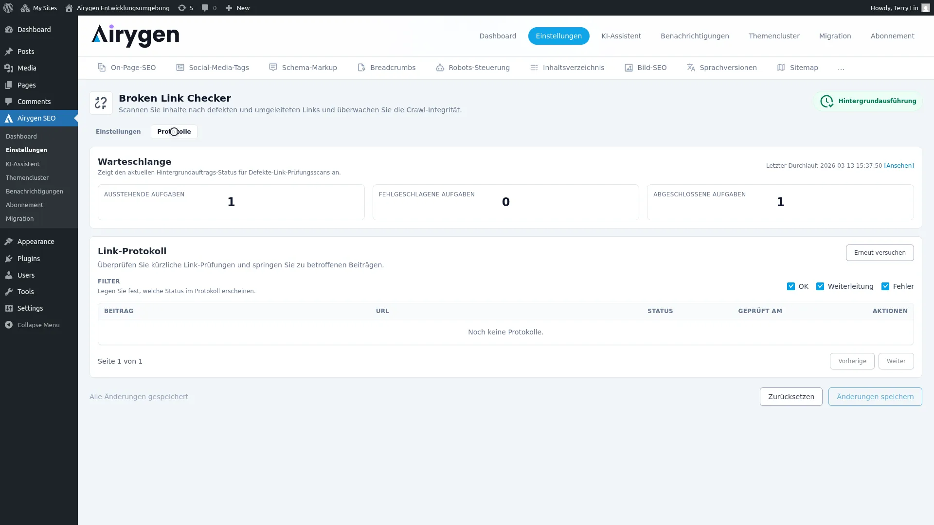 Prüfer für defekte Links Screenshot (2)