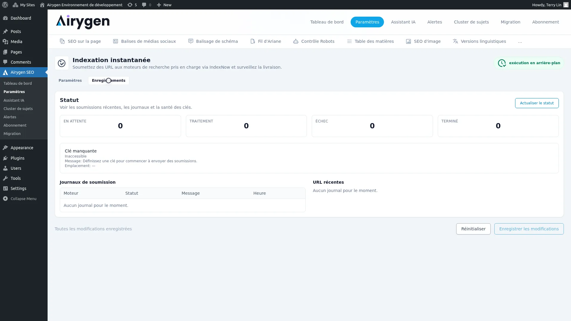 Indexation instantanée capture d'écran (2)
