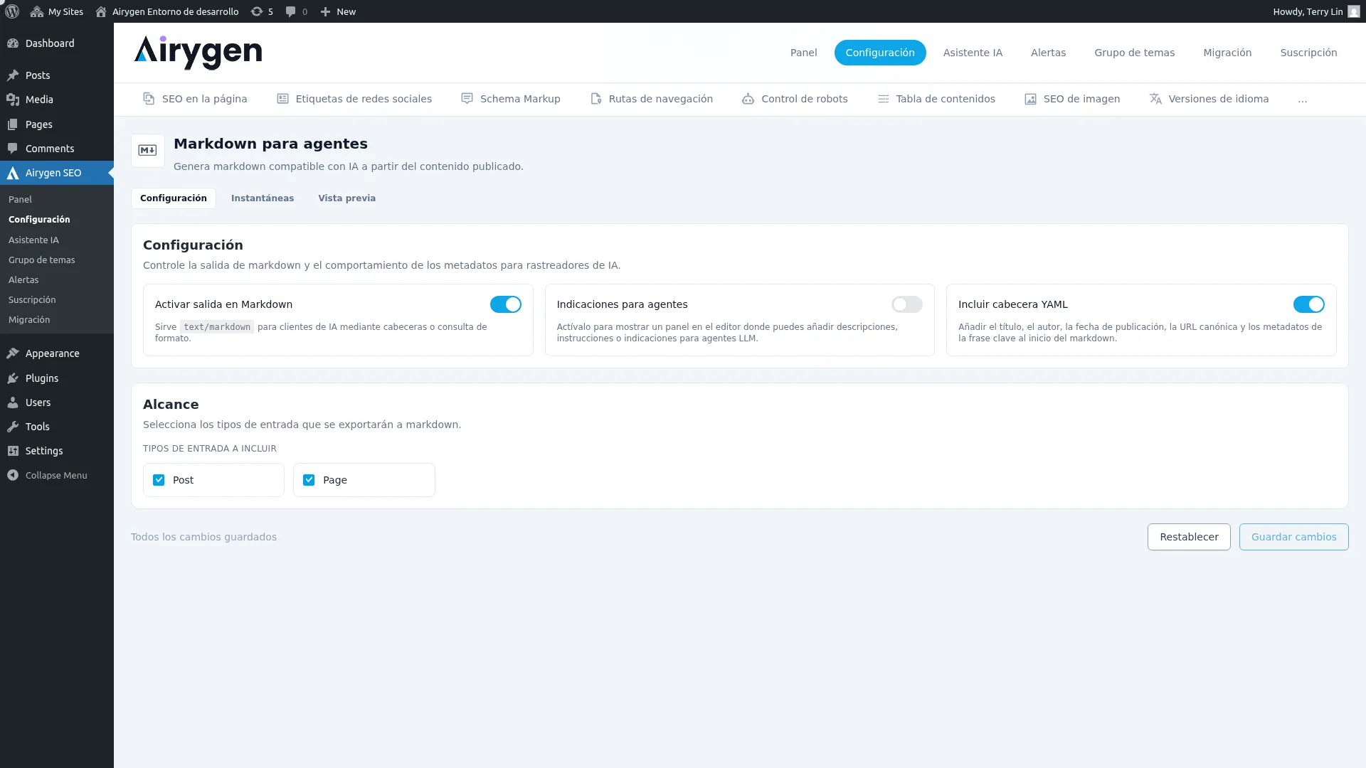 markdown-for-agents-settings