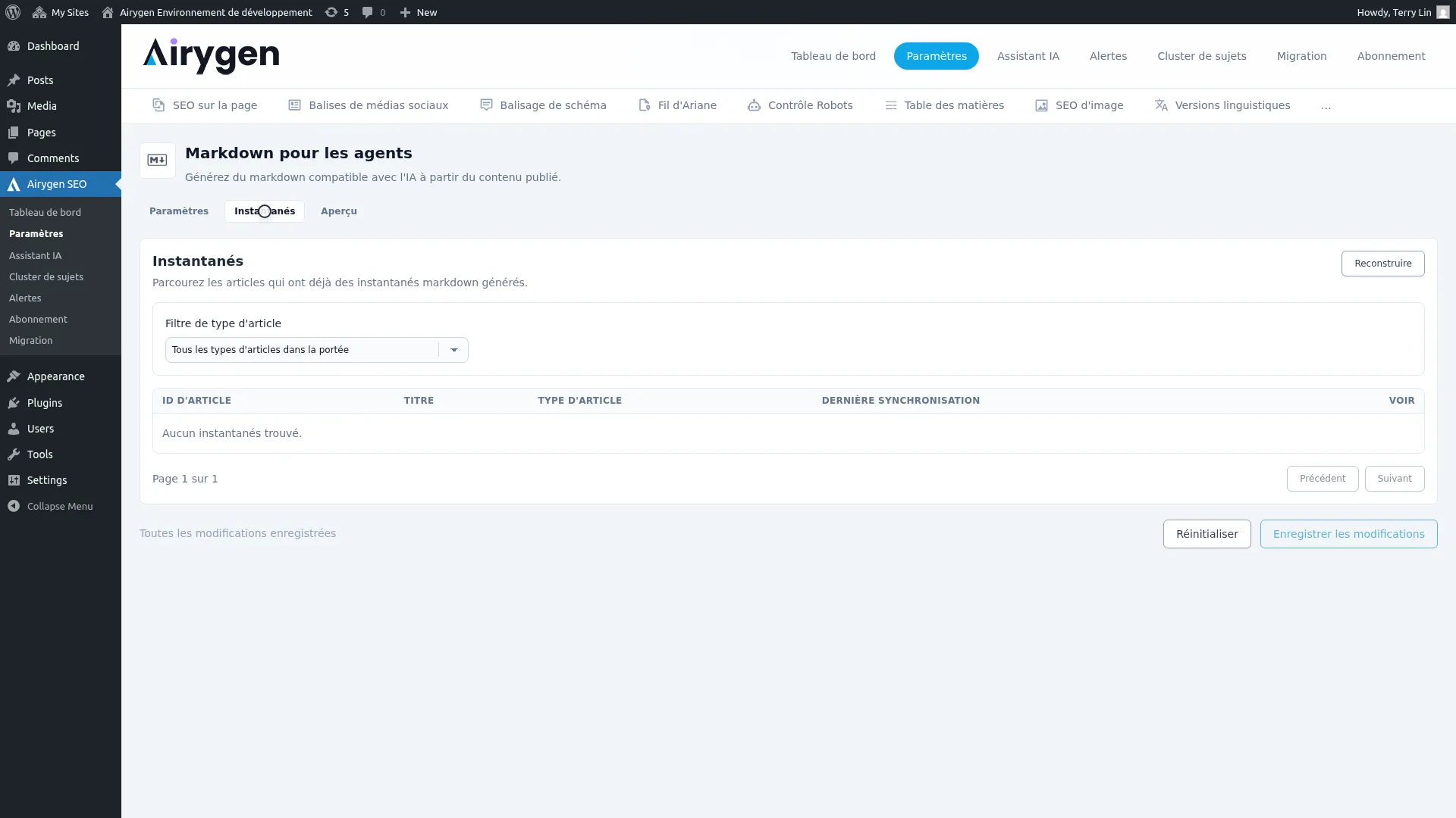 Markdown pour les agents capture d'écran (2)