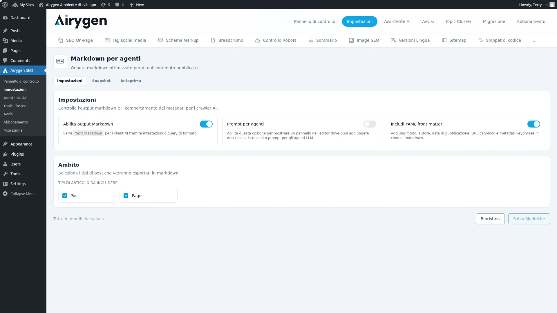 markdown-for-agents-settings
