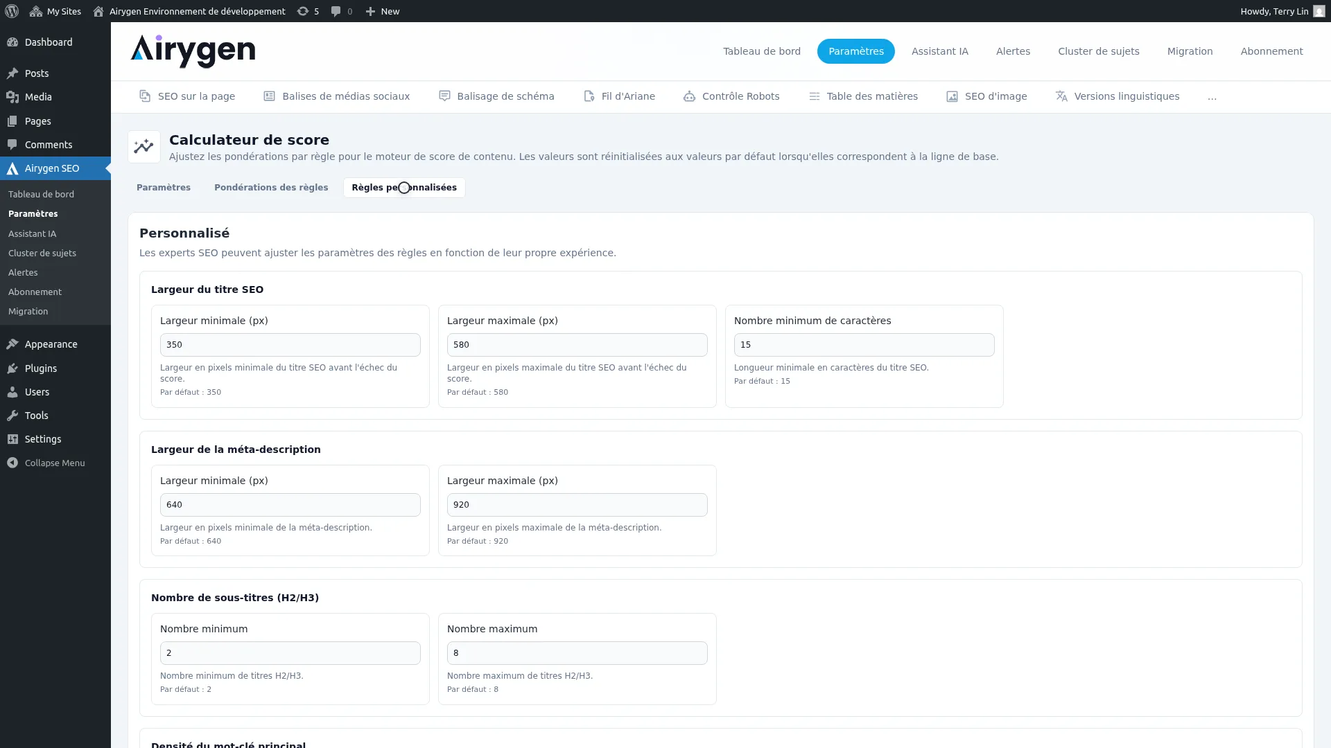 Calculateur de score capture d'écran (3)