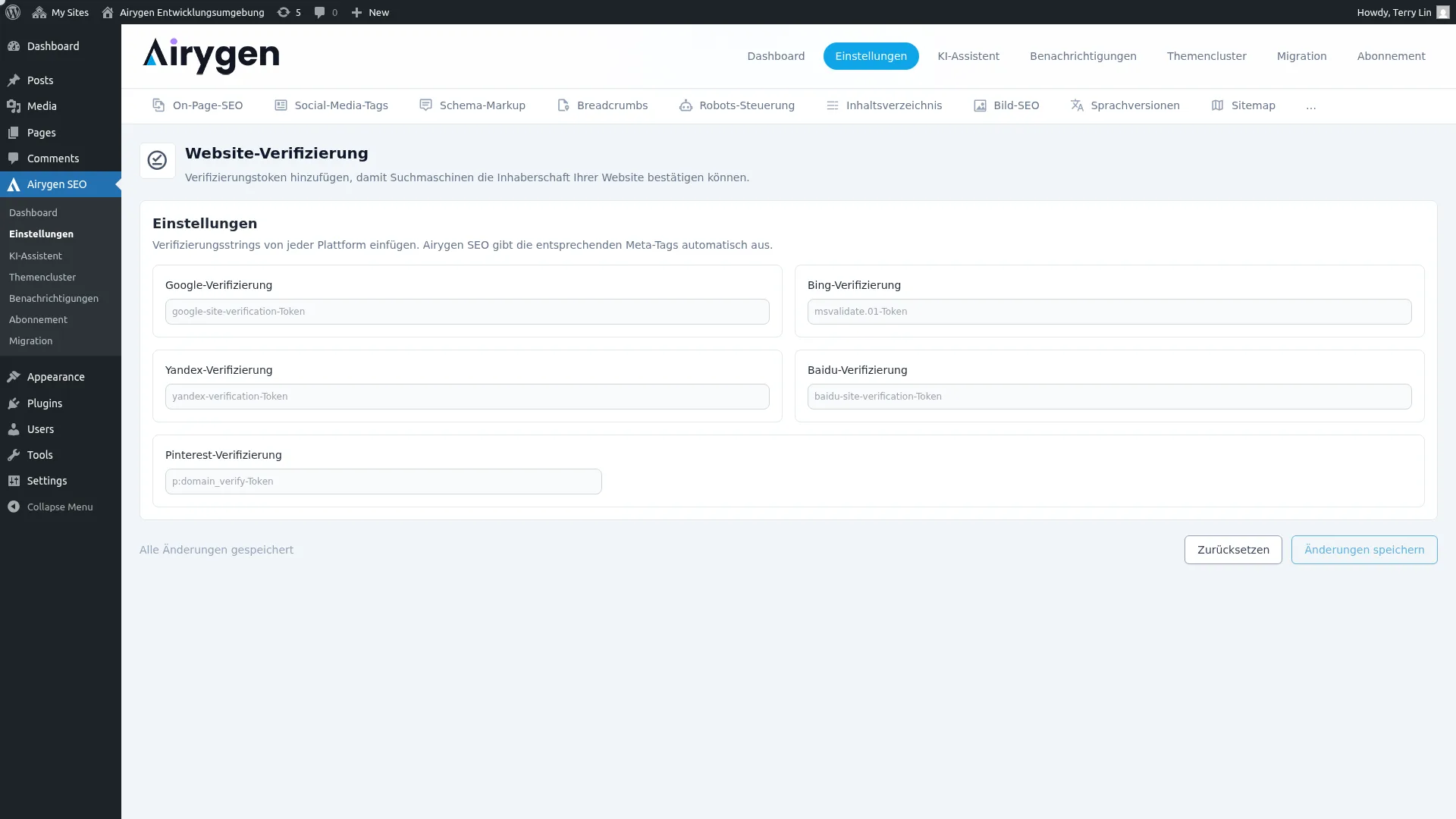 Website-Verifizierung Screenshot (1)