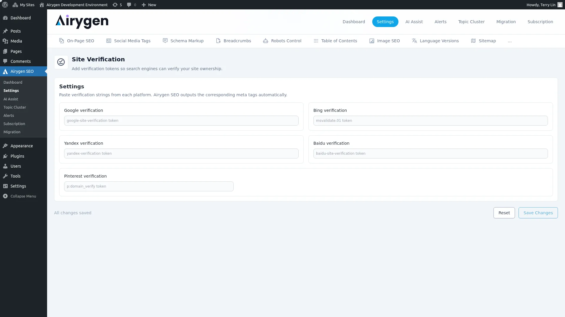 Site Verification Screenshot (1)