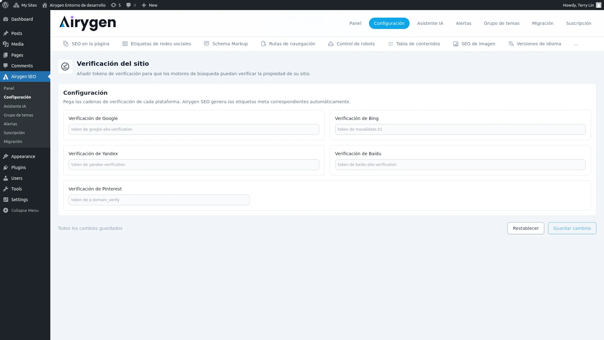 Verificación del sitio captura de pantalla (1)