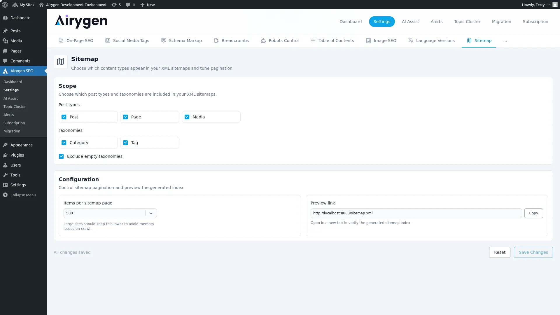 Sitemap Screenshot (1)