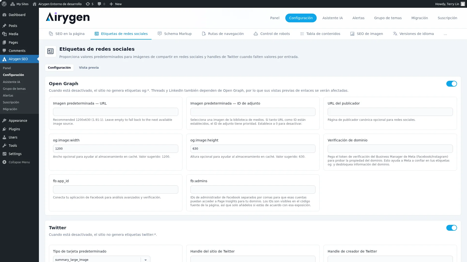 Etiquetas de redes sociales captura de pantalla (1)
