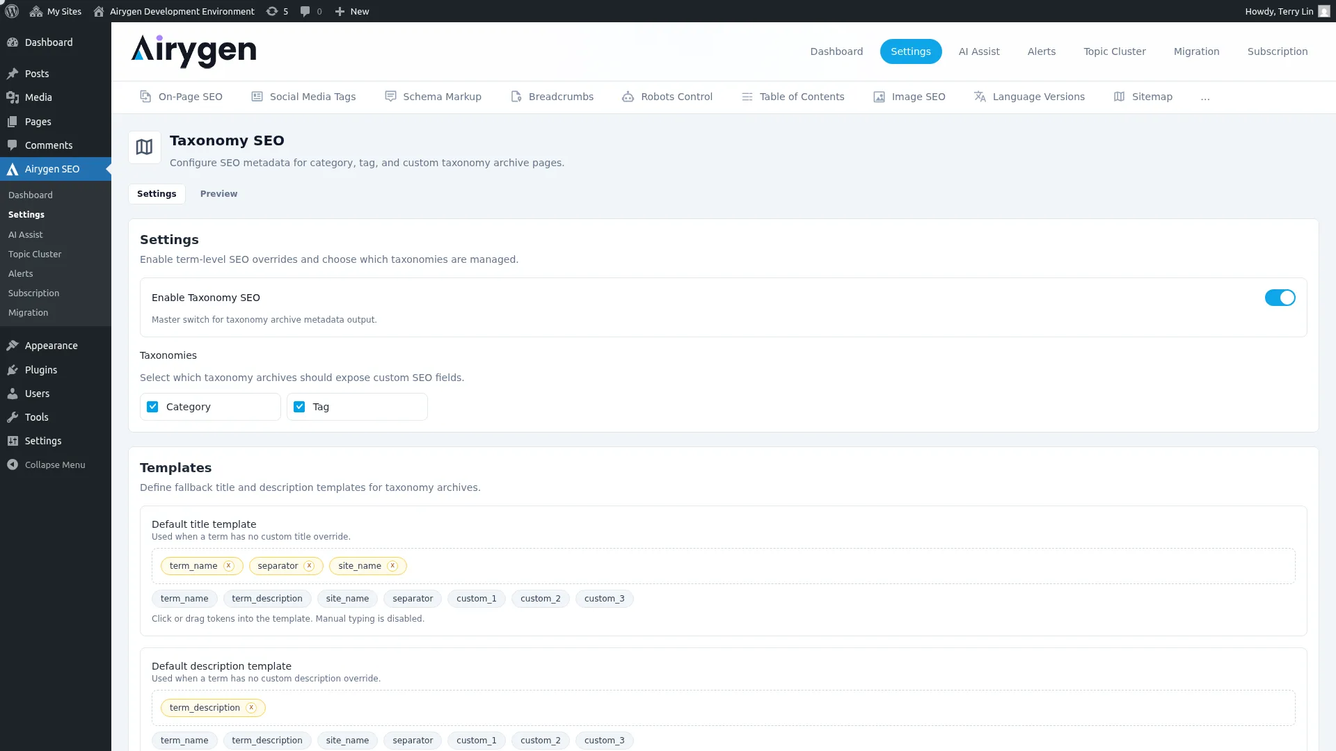 Taxonomy SEO Screenshot (1)