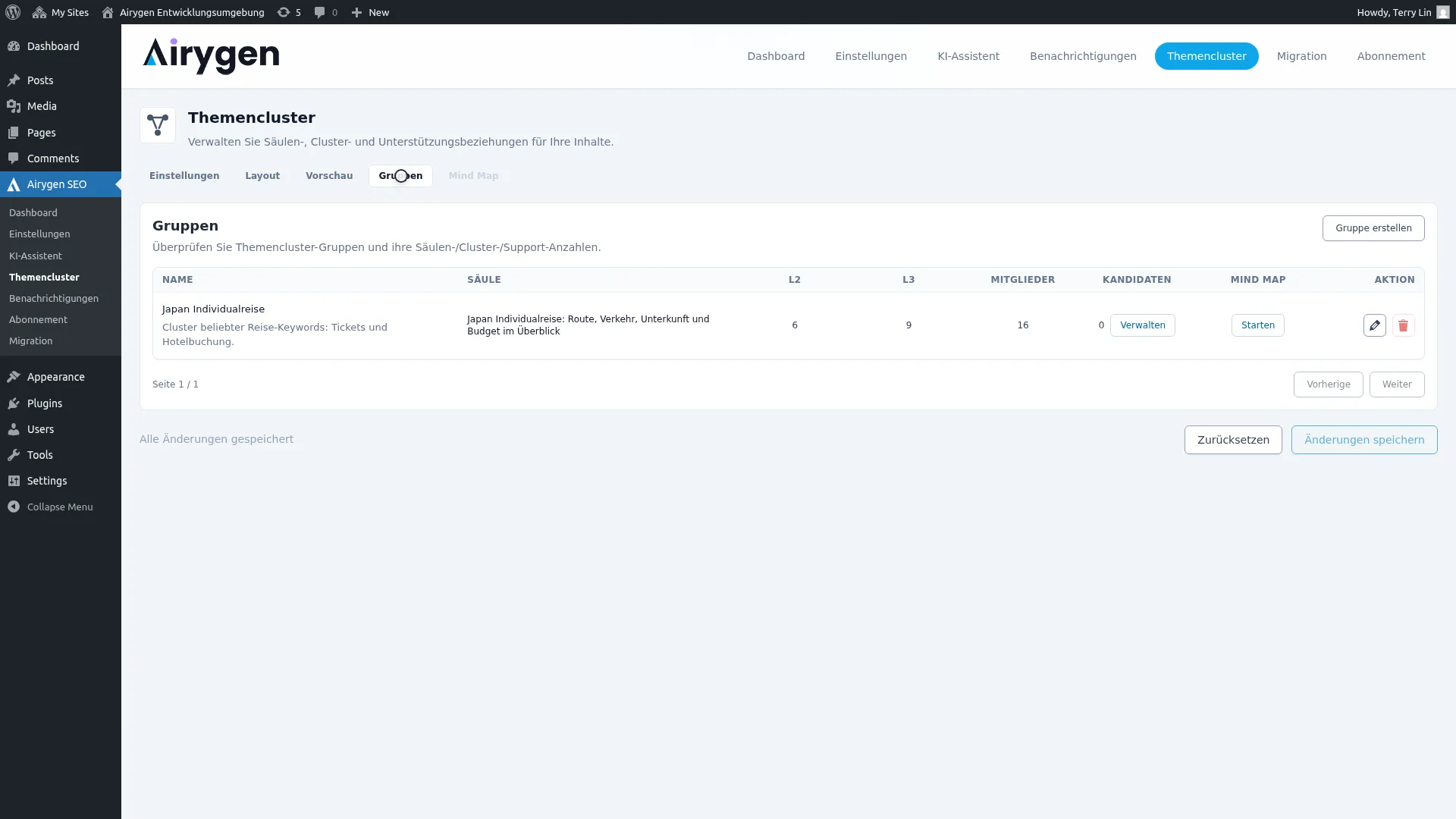 Themencluster Screenshot (2)