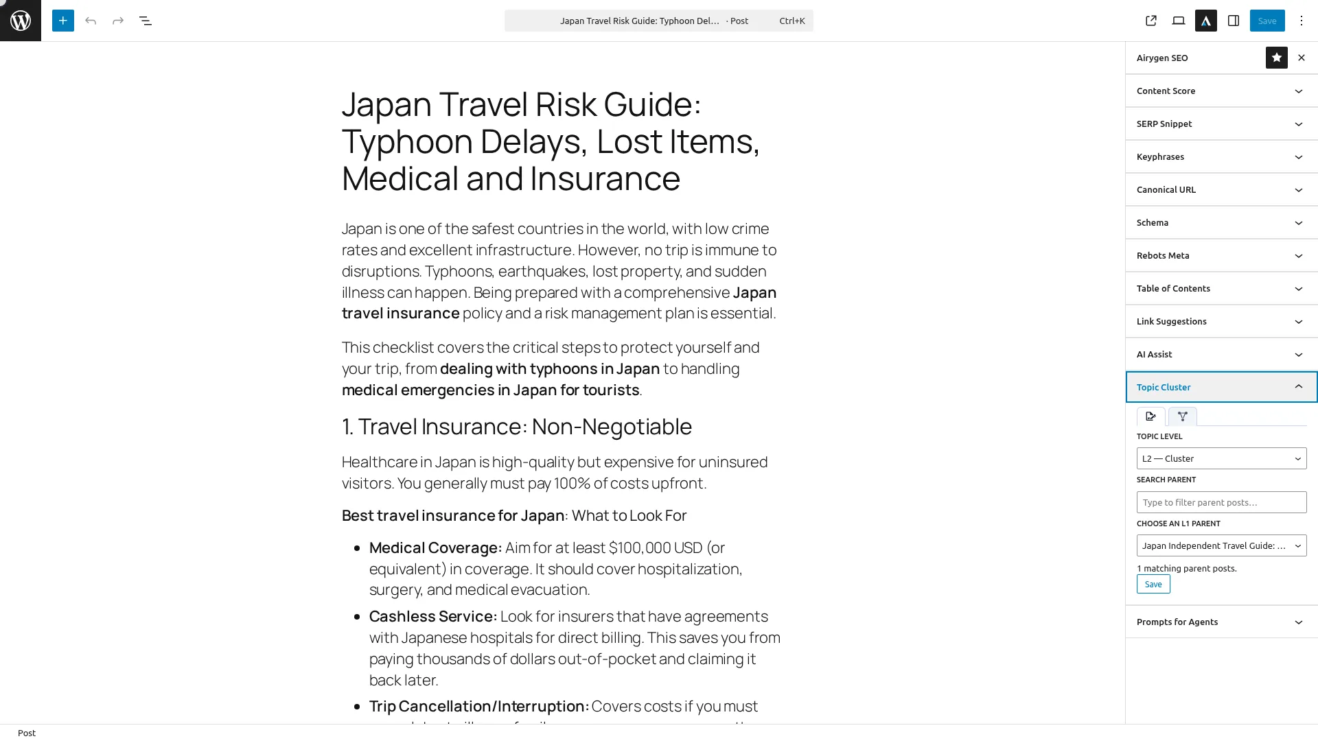 topic-cluster-editor