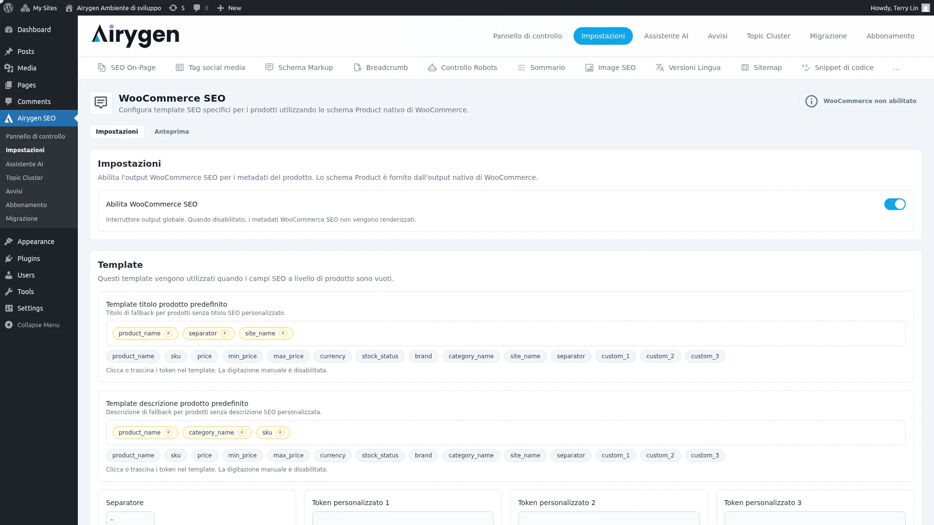 WooCommerce SEO schermata (1)